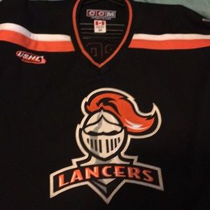 Vintage Game Worn Omaha Lancers Hockey Jersey03-04